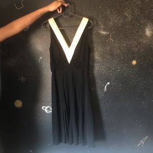 designer black dress